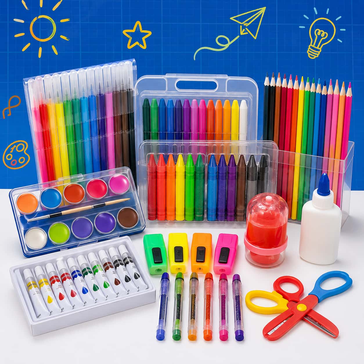 Pack Fournitures Scolaires Complet – Plus de 60 Articles